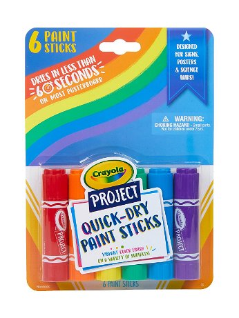Crayola - Project Quick-Dry Paint Sticks
