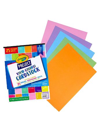 Crayola - Project Vivid Colors Cardstock