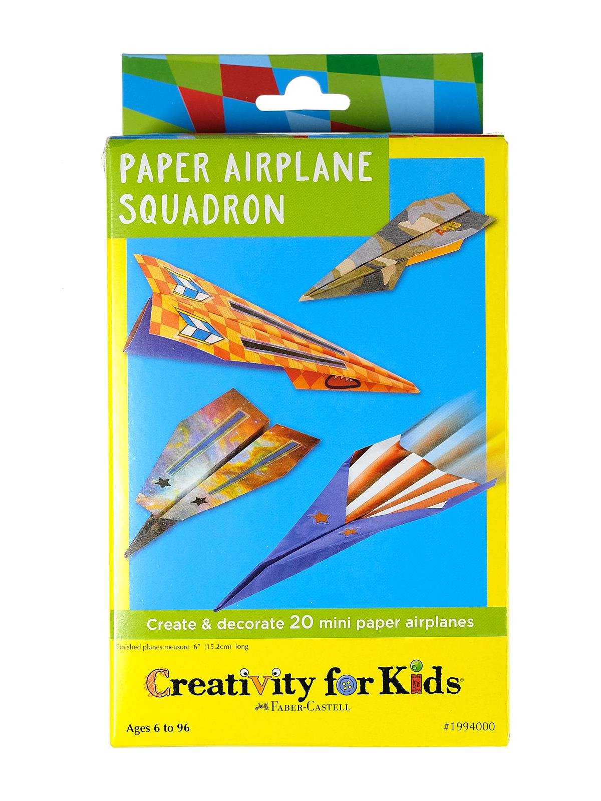 Creativity For Kids - Paper Airplane Squadron Mini Kit