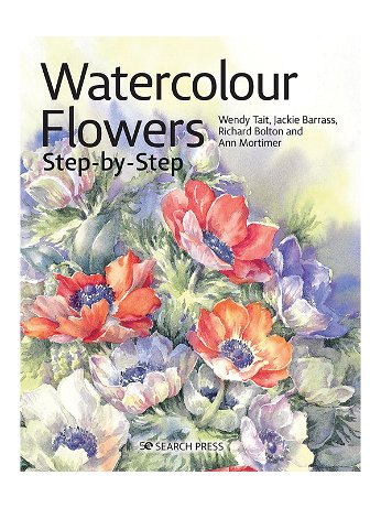 Search Press - Watercolour Flowers Step-by-Step