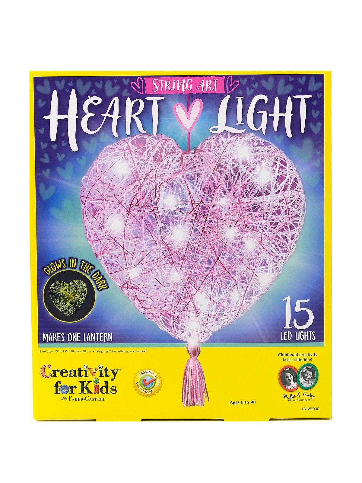 Creativity For Kids - String Art Heart Light
