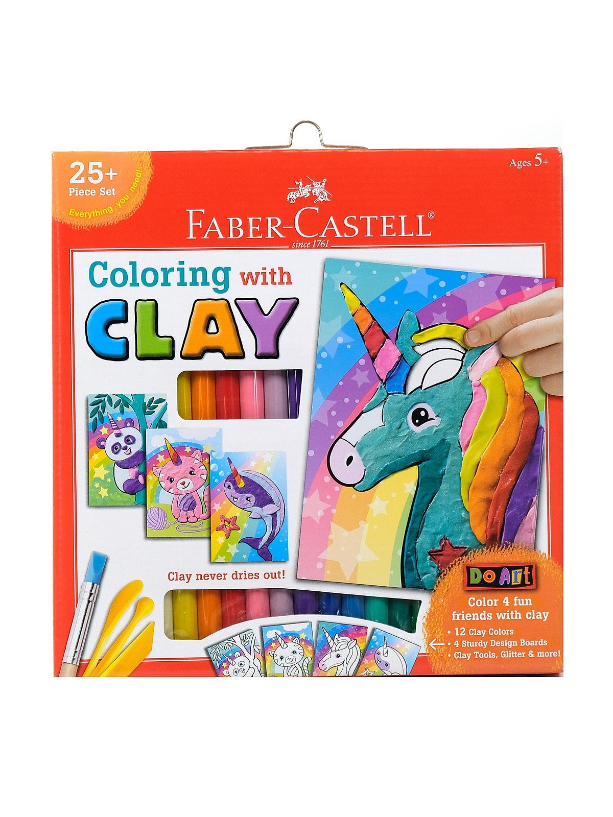 Faber-Castell - Do Art Coloring with Clay Unicorn & Friends