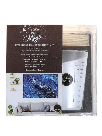 American Crafts - Color Pour Magic Pouring Paint Supply Kit