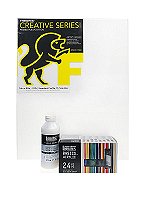 Acrylic Paint Pouring Value Set with Canvas