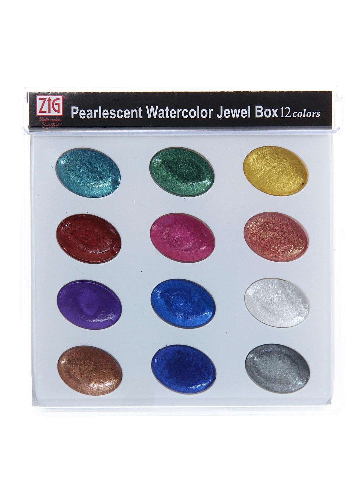 Zig - Pearlescent Watercolor Jewel Box