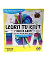 Learn to Knit Pocket Scarf