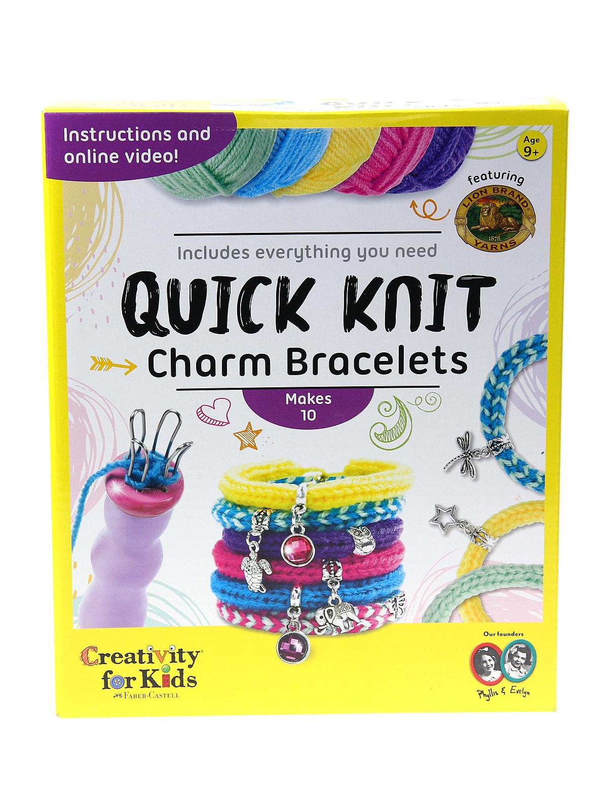 Creativity For Kids - Quick Knit Charm Bracelets