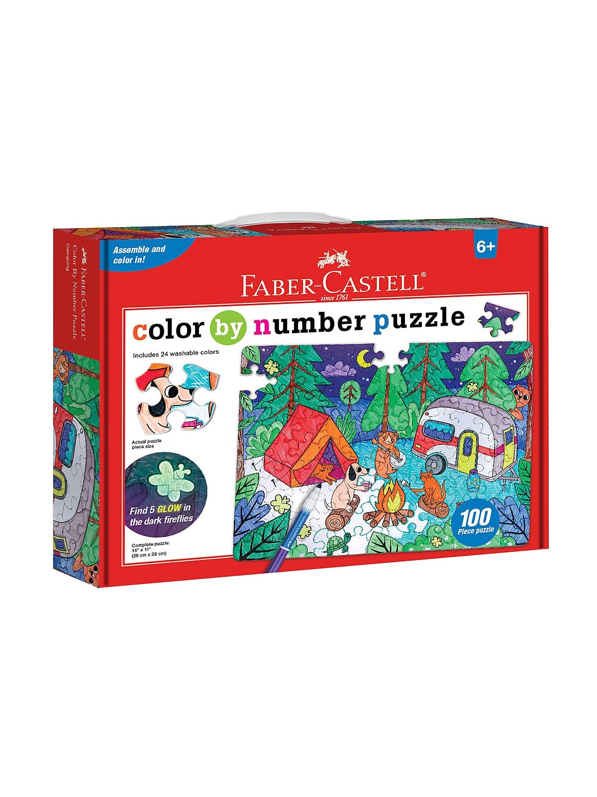 Faber-Castell - Surprise Reveal Color by Number Puzzles