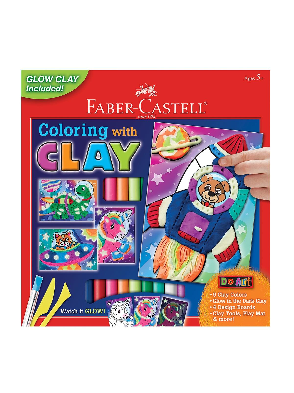 Faber-Castell - Do Art Coloring with Clay Space Pets