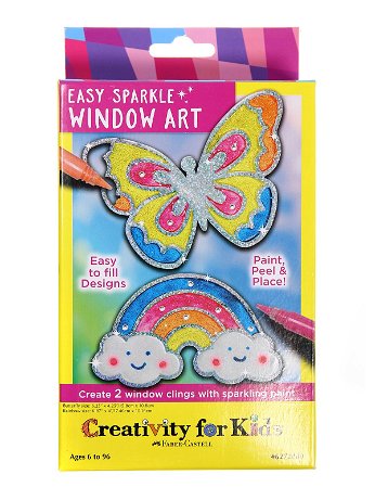 Creativity For Kids - Easy Sparkle Window Art Mini Kit