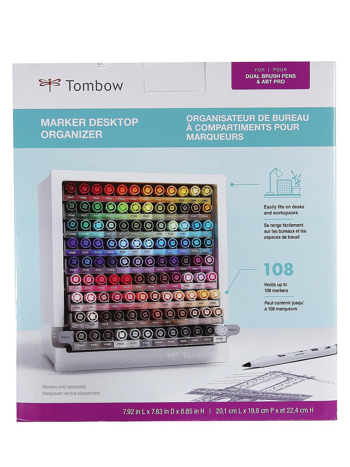 Tombow 56840 Marker Desktop Organizer
