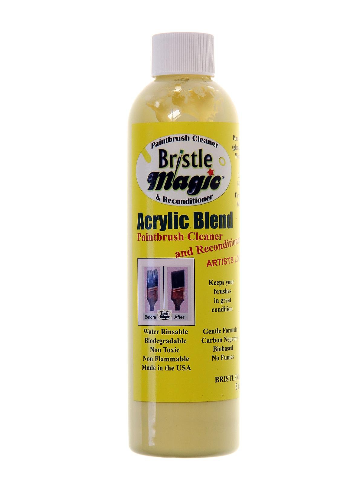 Bristle Magic - Acrylic Blend Paintbrush Cleaner & Reconditioner