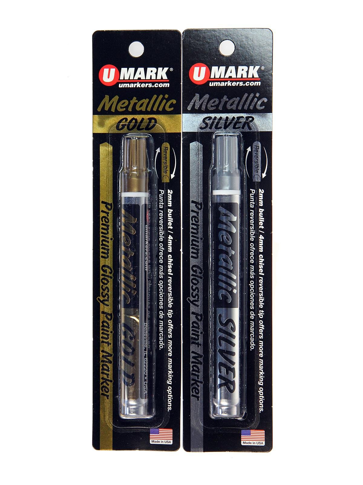 U-Mark - Premium Metallic Glossy Paint Markers