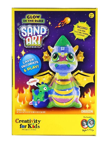 Creativity For Kids - Glow in the Dark Sand Art