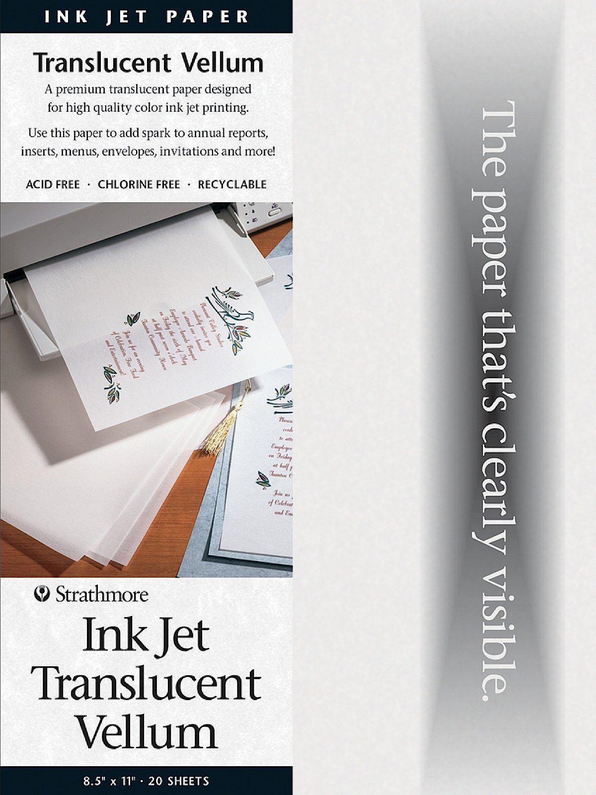 11 X 17 VELLUM Translucency Paper for Laser Printers