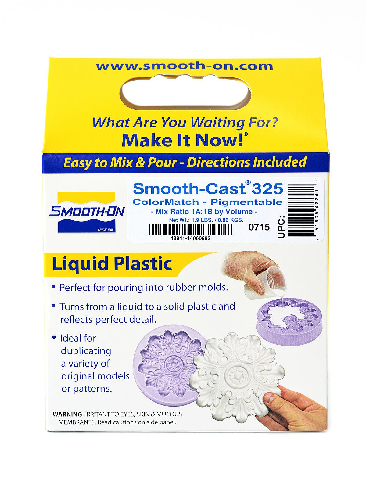 Smooth-On - Smooth-Cast 325 ColorMatch Liquid Plastic Compound