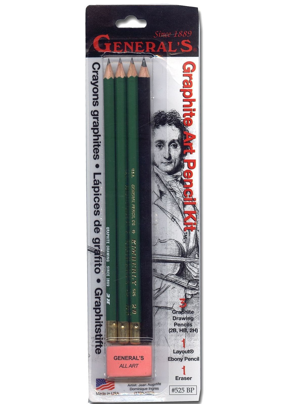 General Pencil Kimberly Drawing Pencils, 2-Pencil Sets, HB