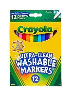 Washable Markers -- Assorted Colors