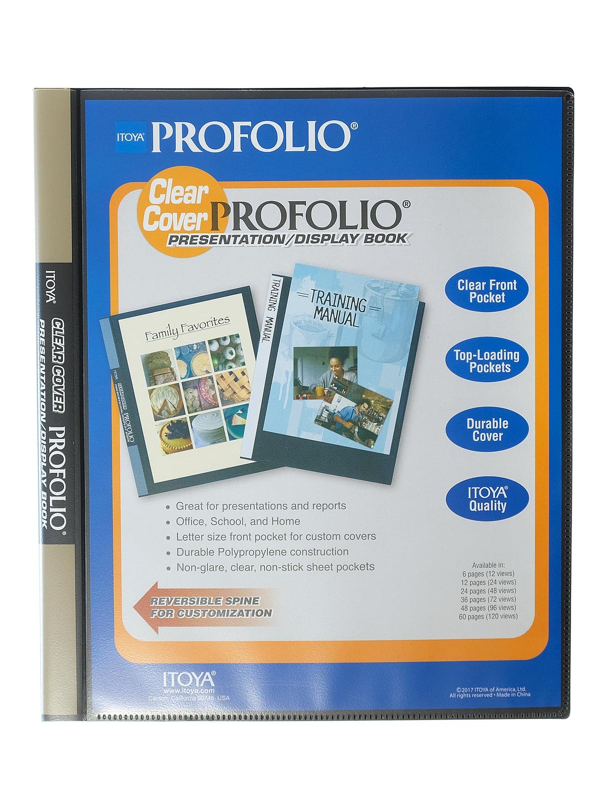 Itoya - Clear Cover Profolio Presentation Books