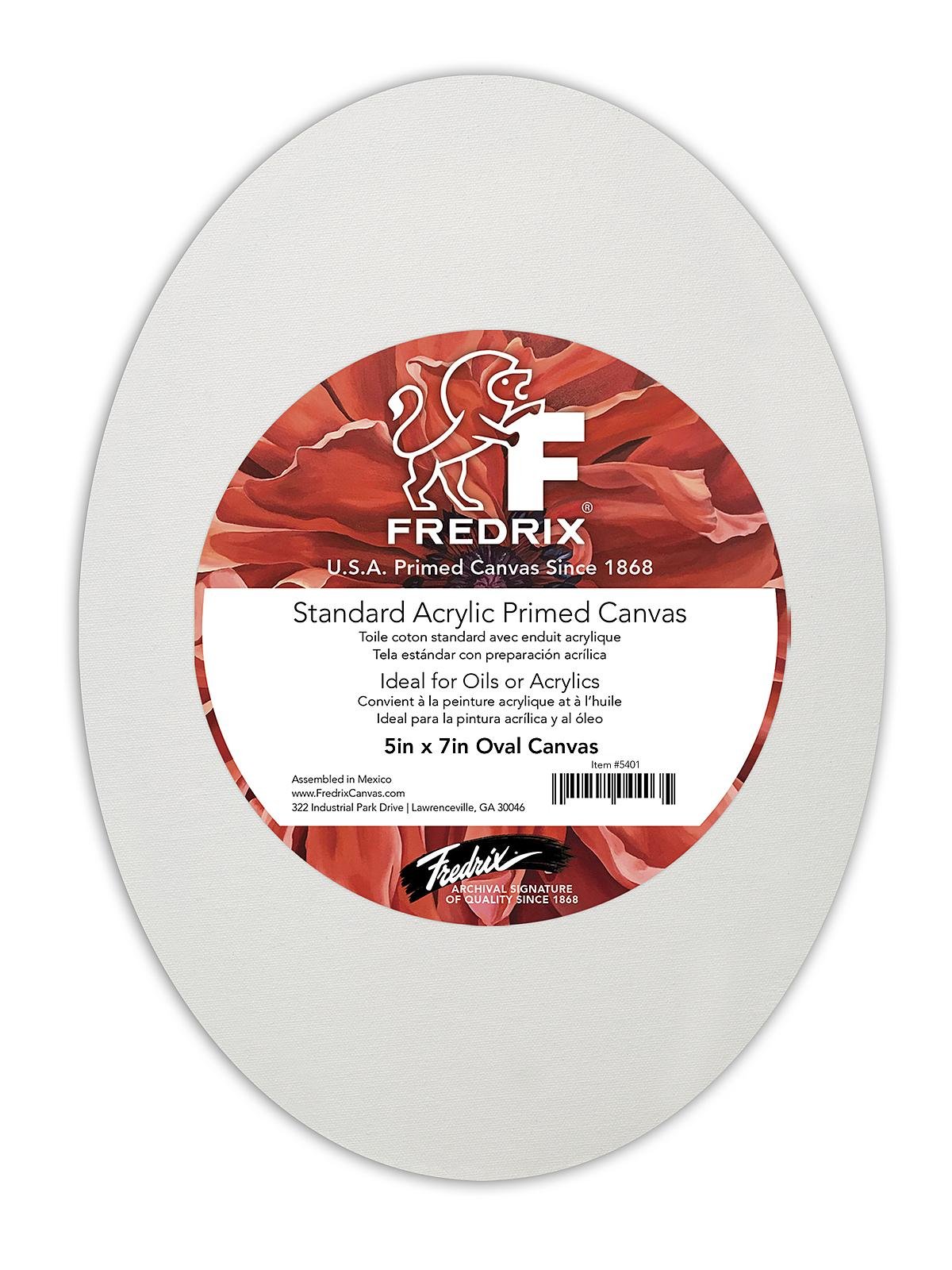 Fredrix - Oval Stretched Canvas
