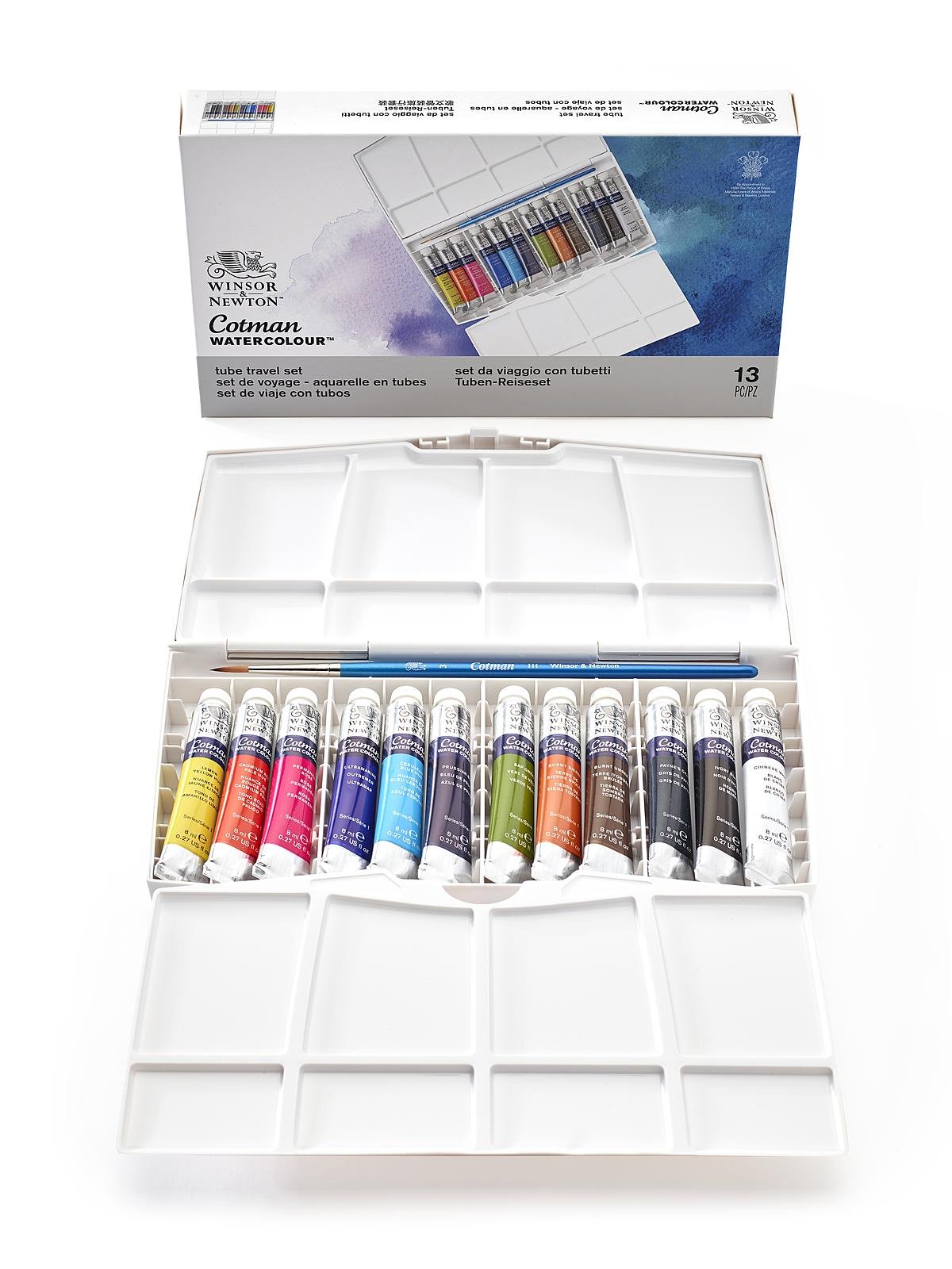 Winsor & Newton - Cotman Water Colour Painting Plus Set - Tubes