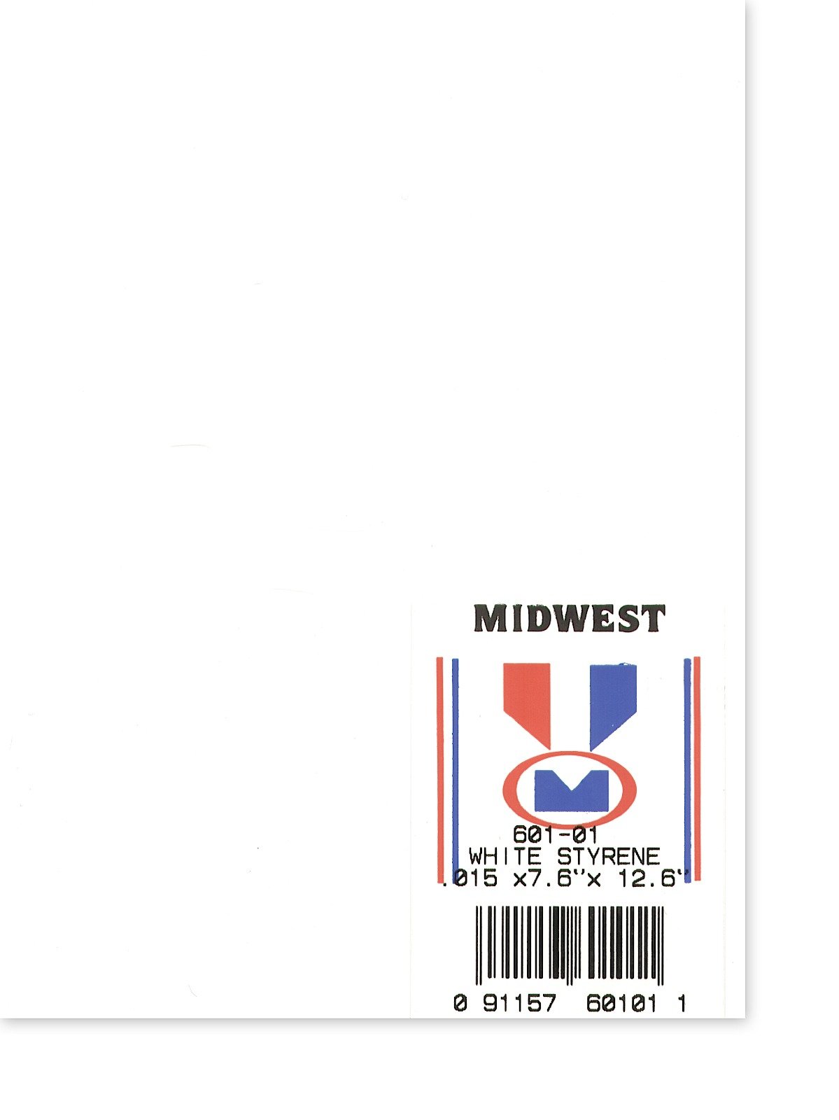 Midwest - Super White Styrene Sheets