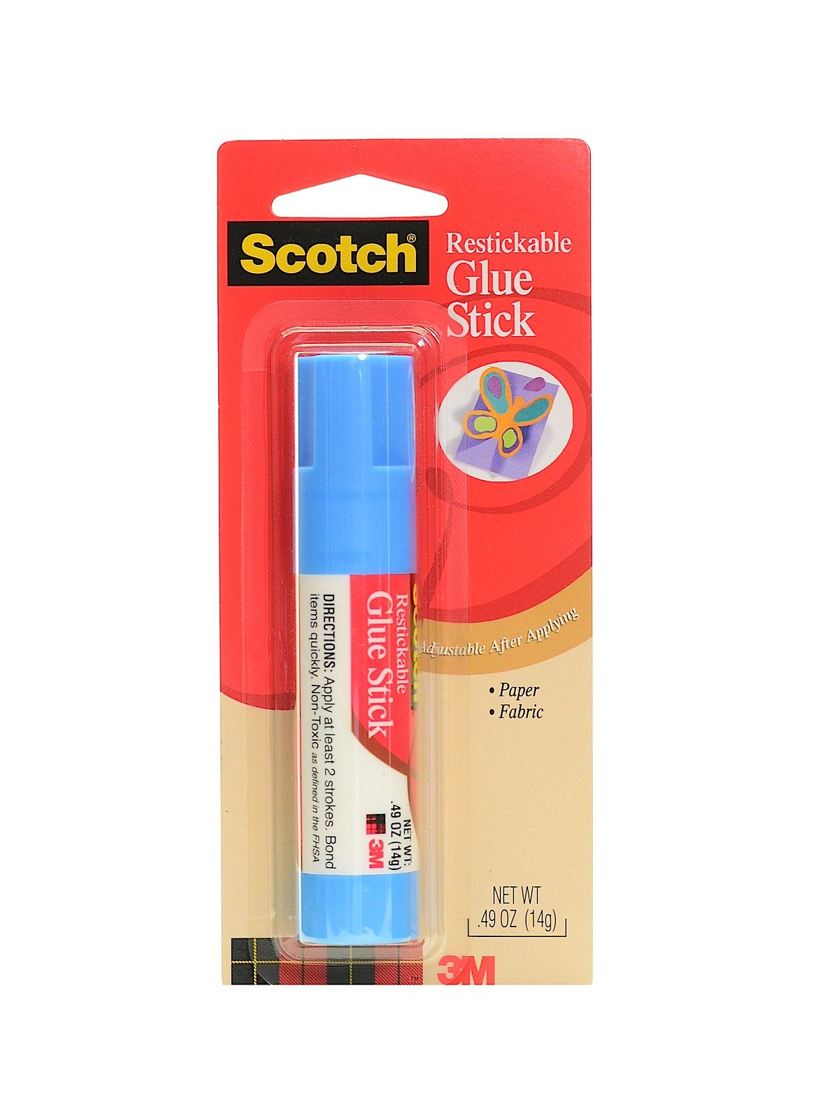 3M - Scotch Glue Stick Restickable Adhesive