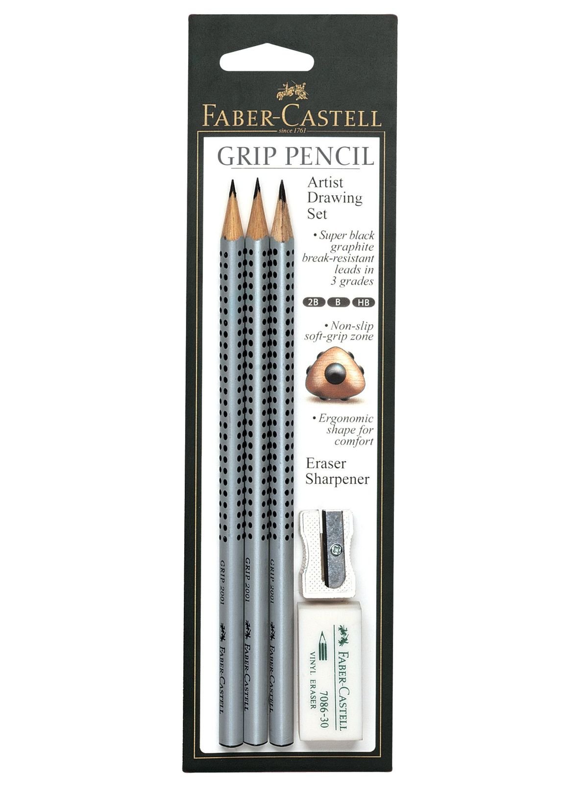 Faber-Castell Graphite Sketch Pencil Set - 6 Graphite Pencils (2H, HB, B,  2B, 4B, 6B), Drawing Pencils and Sketching Supplies - Walmart.com