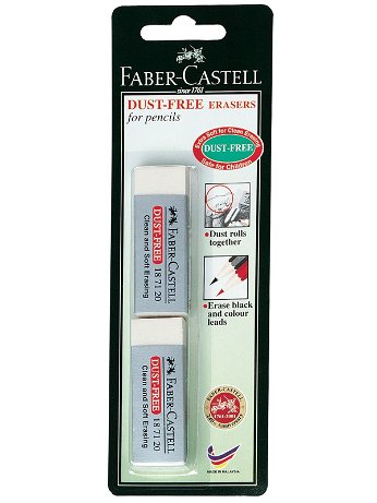 Faber-Castell - Dust-Free Vinyl Erasers