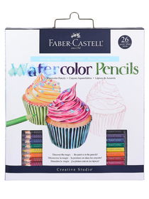 Faber-Castell Creative Studio Getting Started Watercolor Pencil Art Set