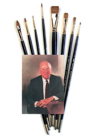 Silver Brush - John Sanden White Bristle Brush Sets