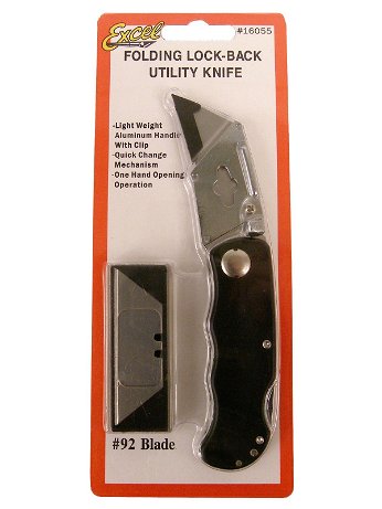 Excel - Folding Lock-Back Utility Knife