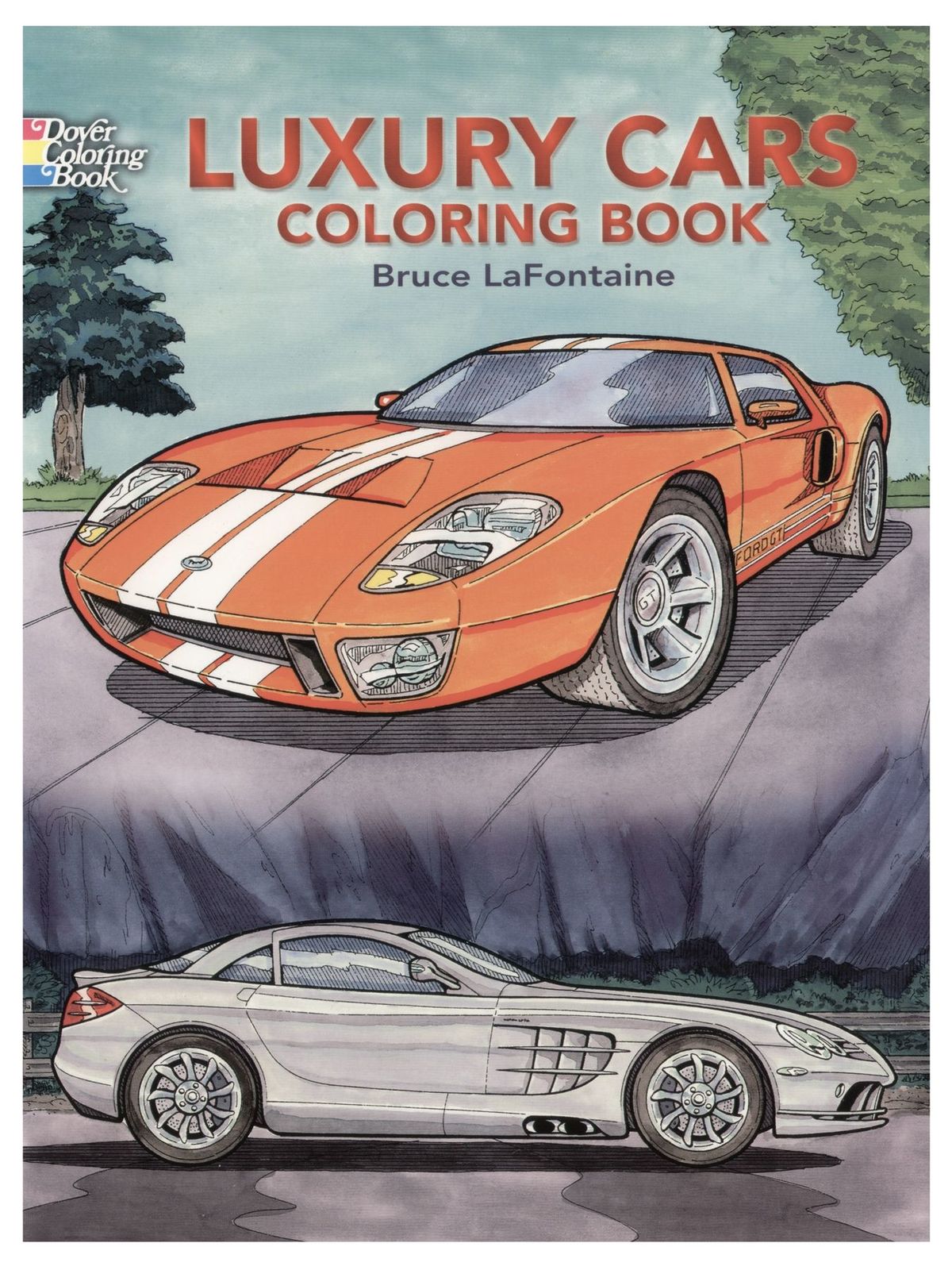 Luxury Cars Coloring Book MisterArt