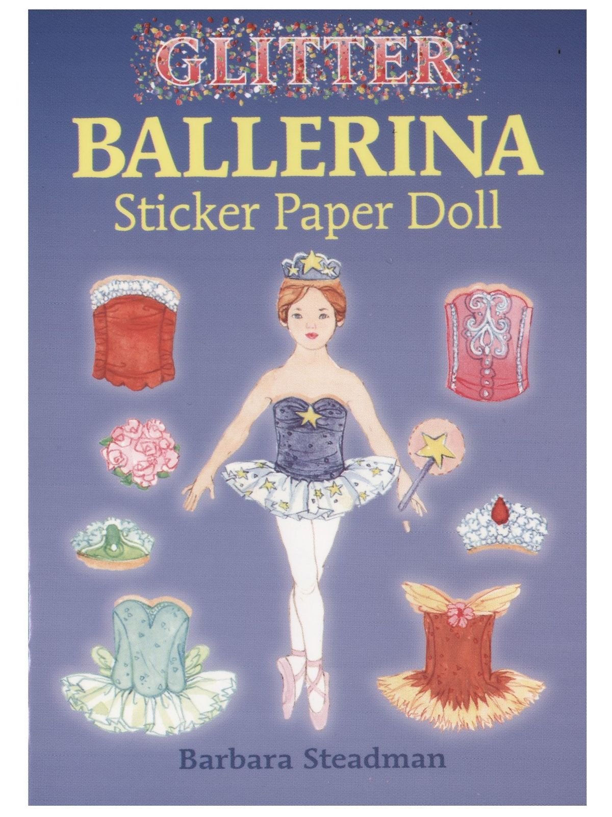 Dover - Glitter Ballerina Sticker Paper Doll
