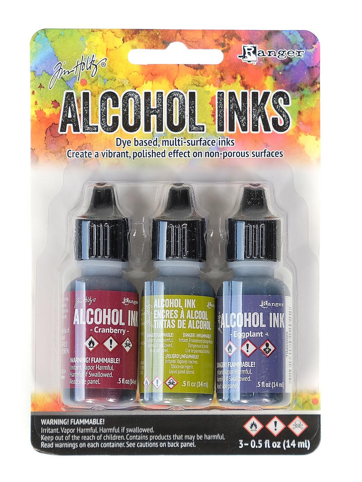 Tim Holtz Alcohol Ink Set - Teal/Blue Spectrum