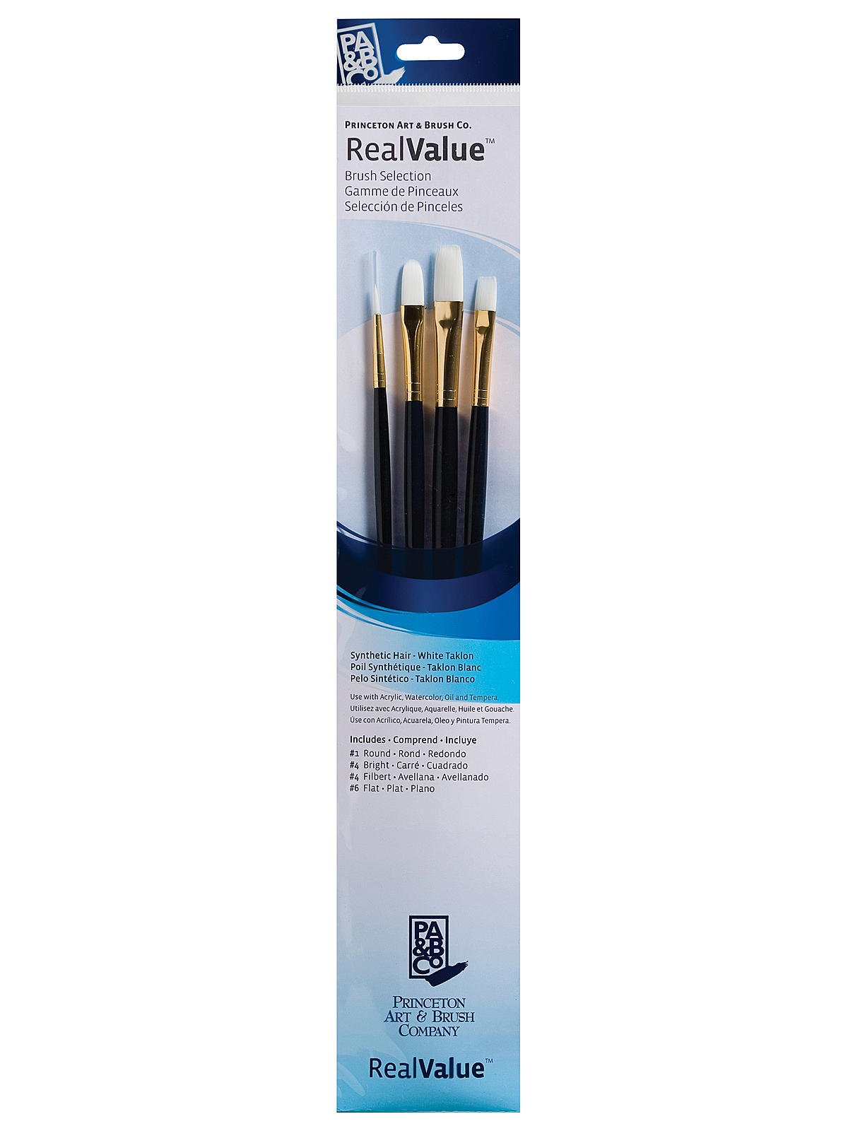 Princeton - Real Value Series Blue Handled Brush Sets