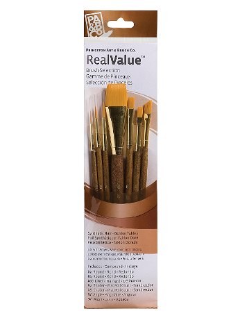 Princeton - Real Value Series Brown Handled Brush Sets