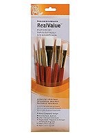 Real Value Series Orange Handled Brush Sets