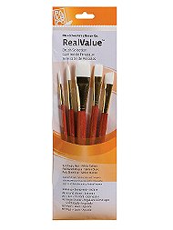 Real Value Series Orange Handled Brush Sets