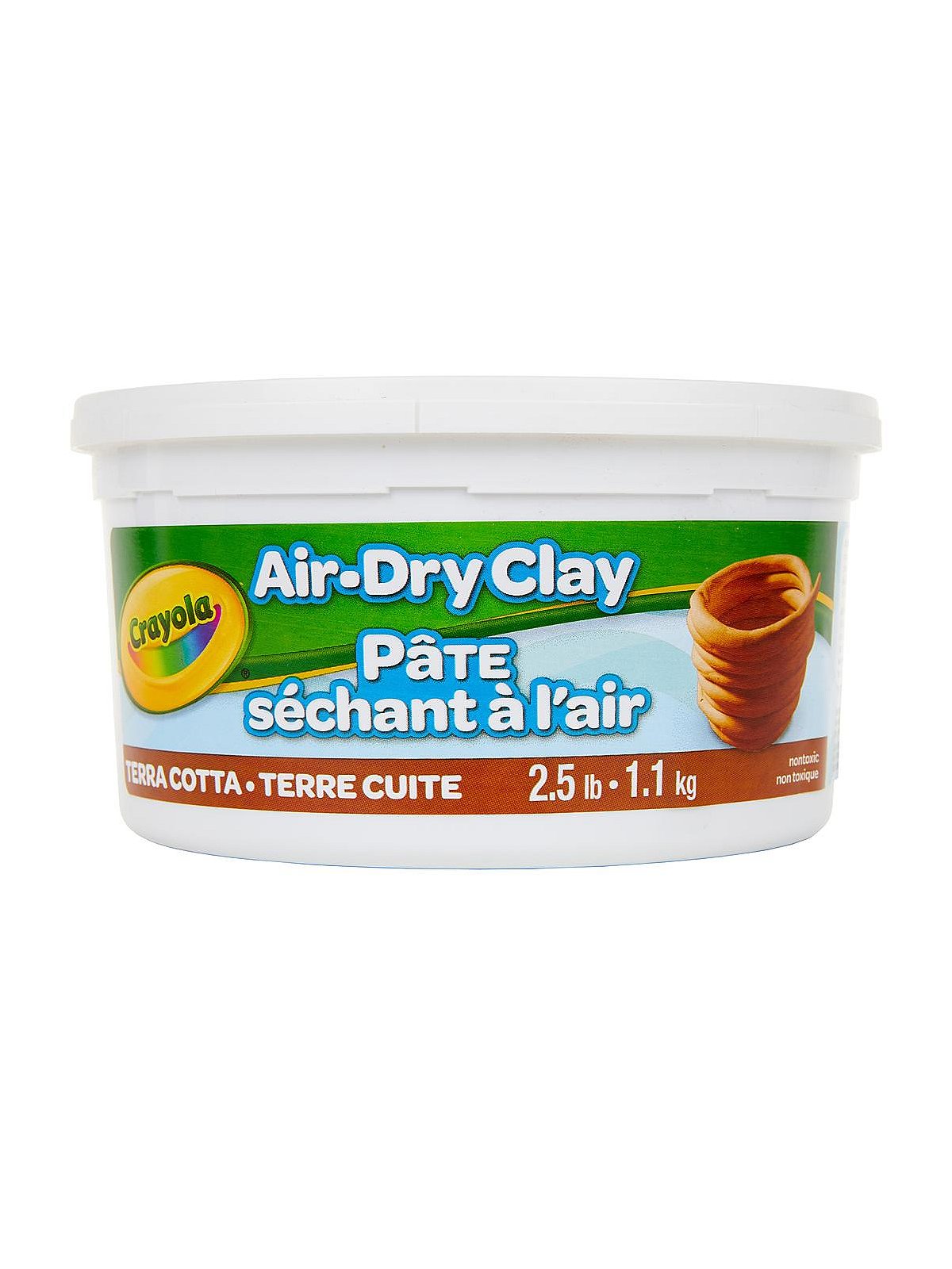  Crayola Air Dry Clay Bucket, No Bake Clay for Kids