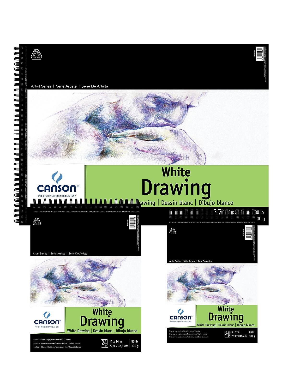 Canson - Pure White Drawing Pads