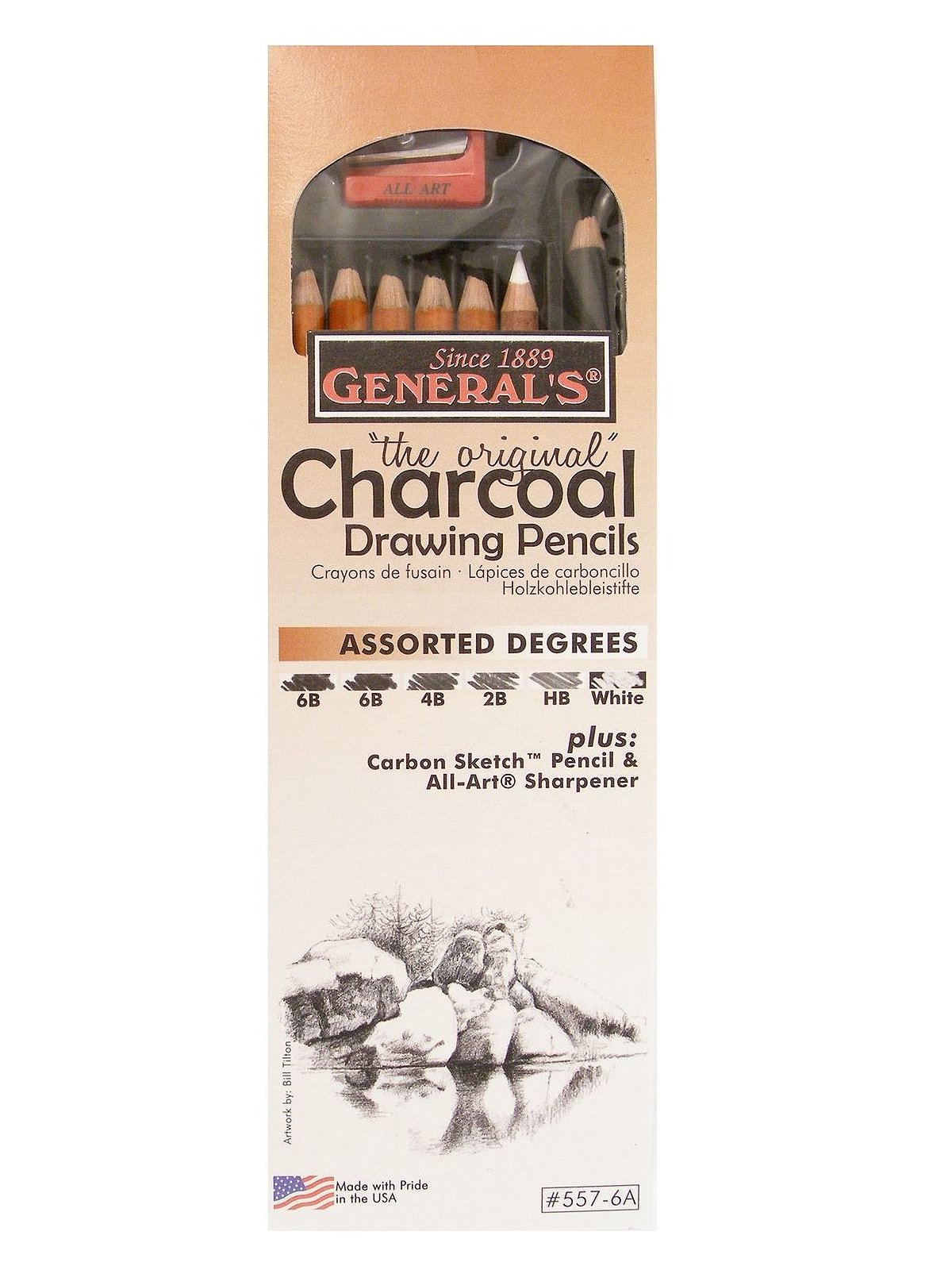 The S&T Store - General Pencil Charcoal Pencil Set
