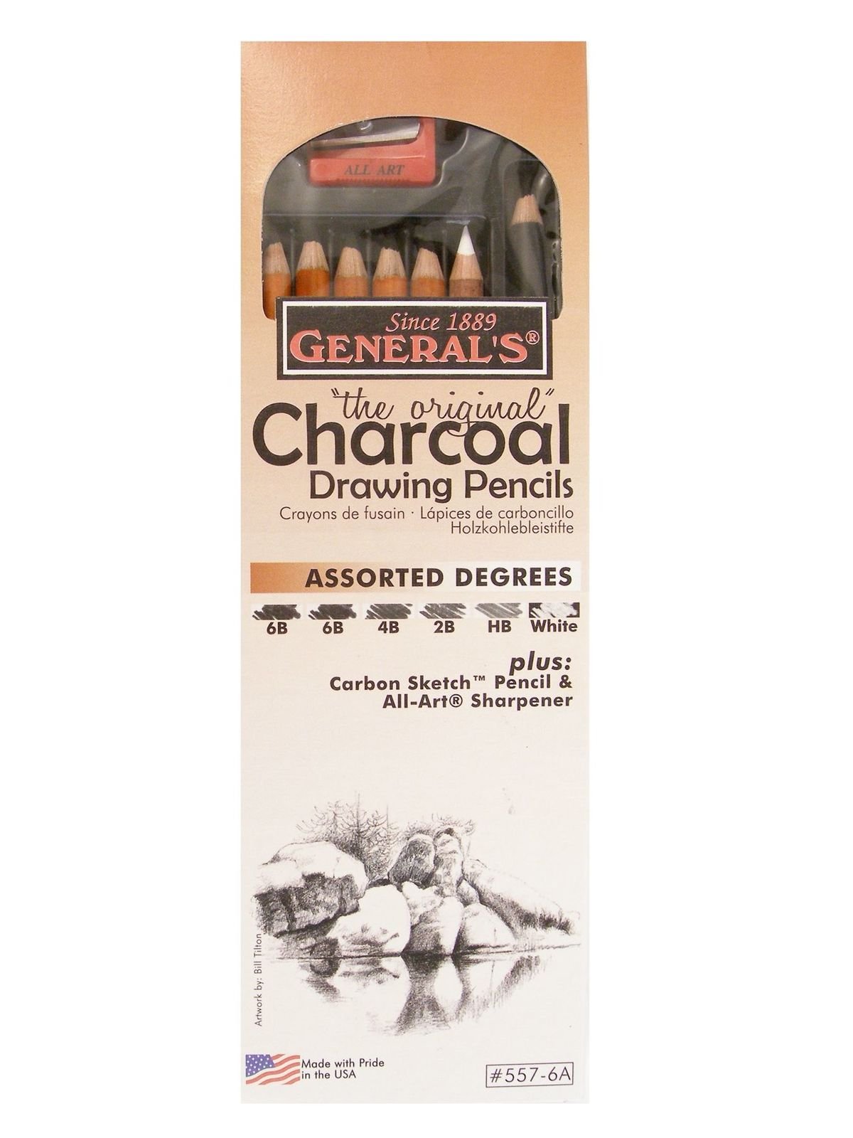 General's - Charcoal Drawing Pencils Set