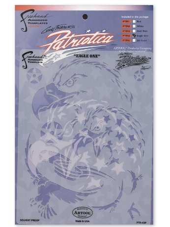 Artool - Patriotica Eagle One Freehand Airbrush Template by Craig Fraser
