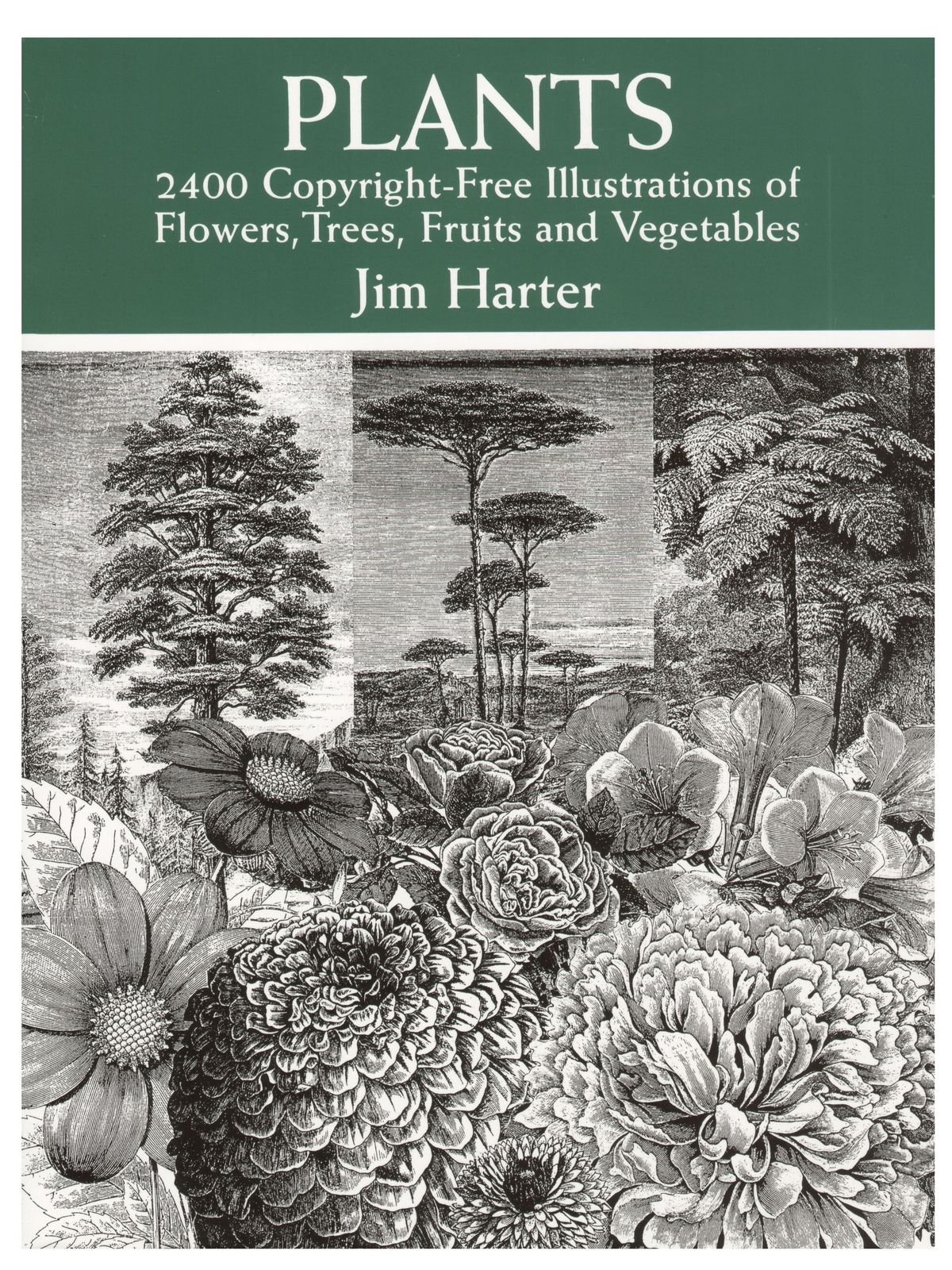 Dover - Plants: 2400 Copyright-Free Illustrations