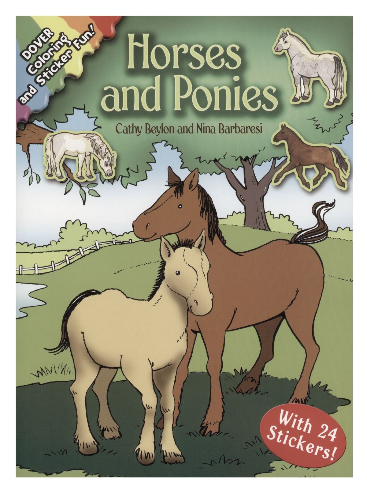 Dover - Horses and Ponies: Coloring and Sticker Fun
