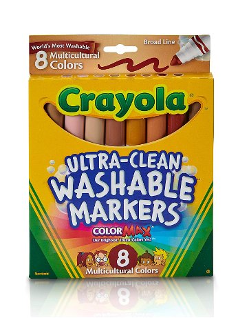Crayola - Multicultural Colors Ultra-Clean Washable Markers