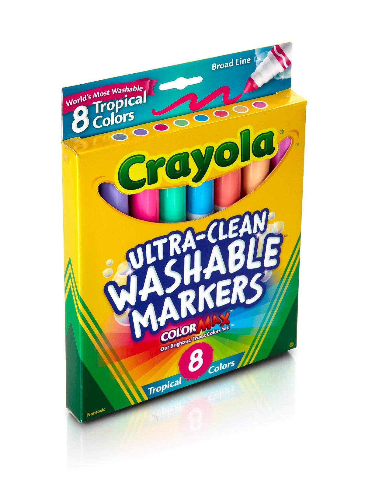 Crayola - Tropical Colors Ultra-Clean Washable Markers