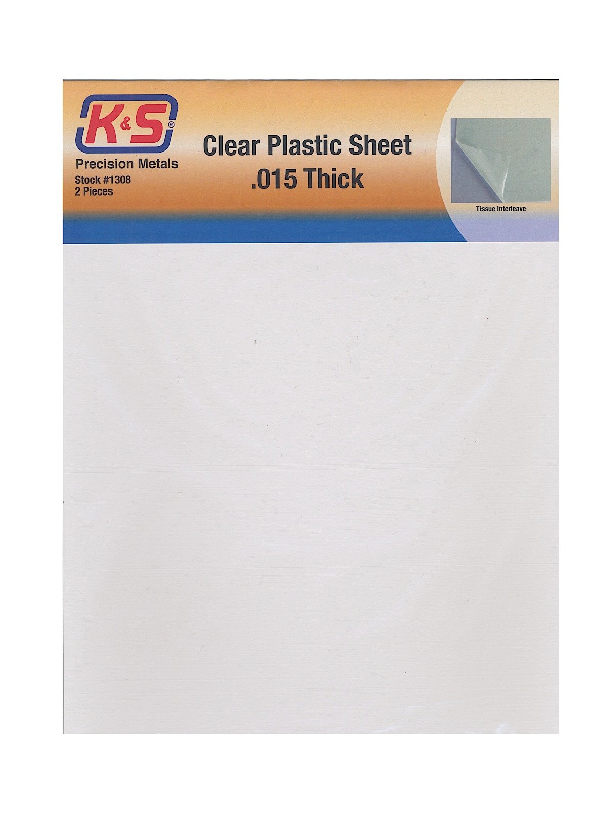 K & S - Clear Plastic Sheets