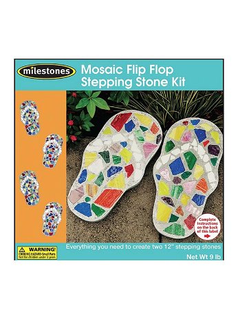Milestones - Mosaic Flip Flop
